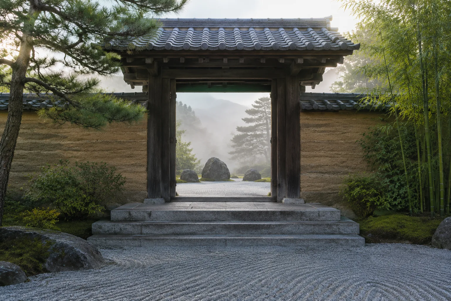 入口门庭