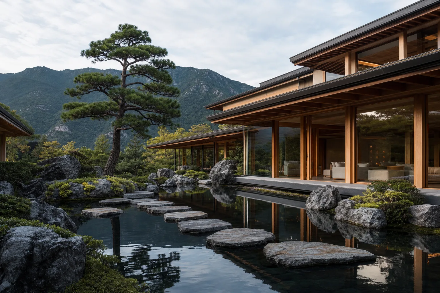 主庭静水