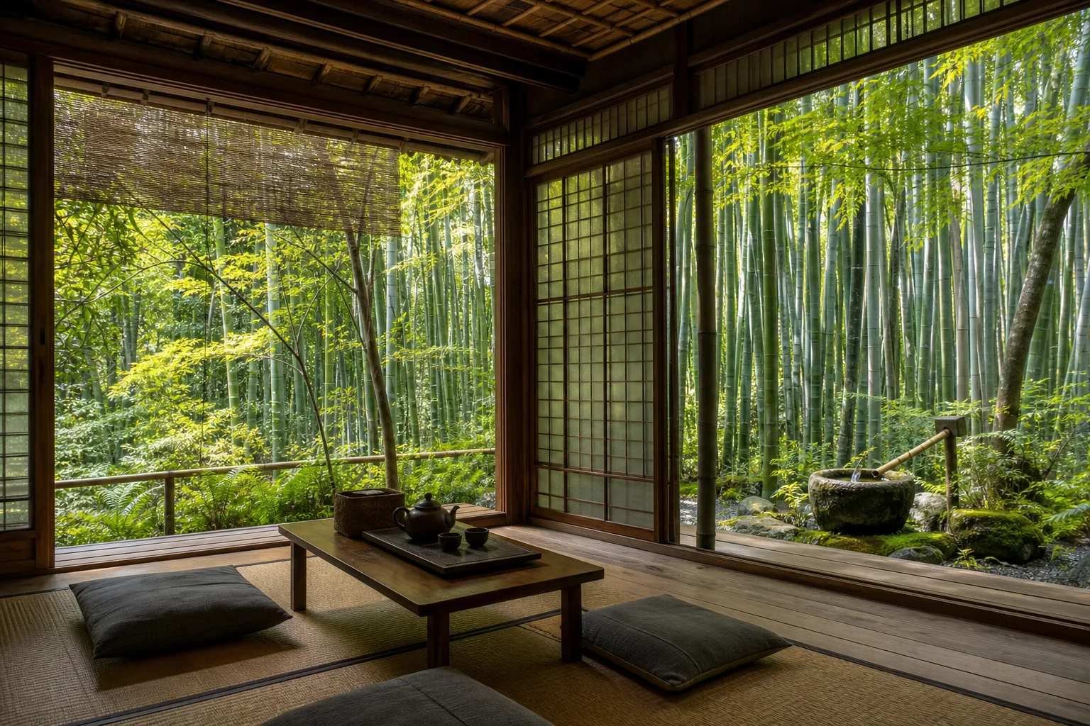 竹林茶室