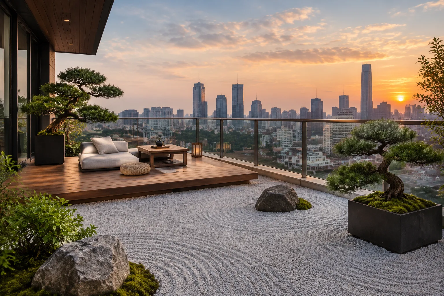 城市屋顶禅园