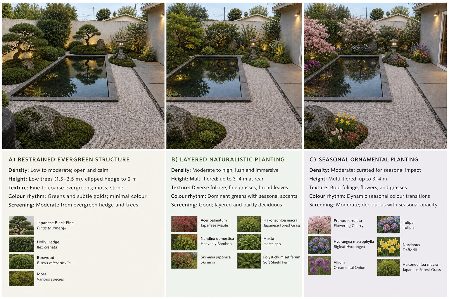 种植风格比较